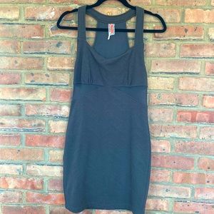 Free People Steel Gray Bodycon Dress